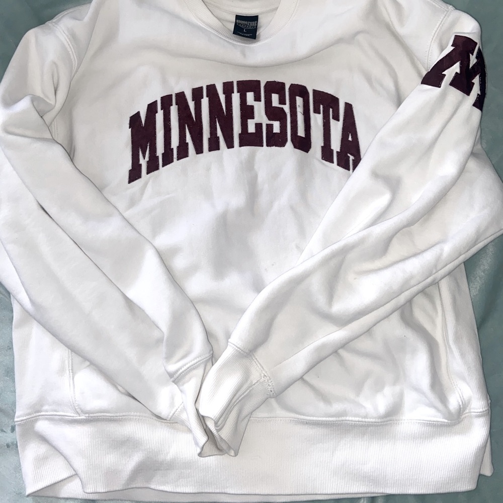 College sweatshirt